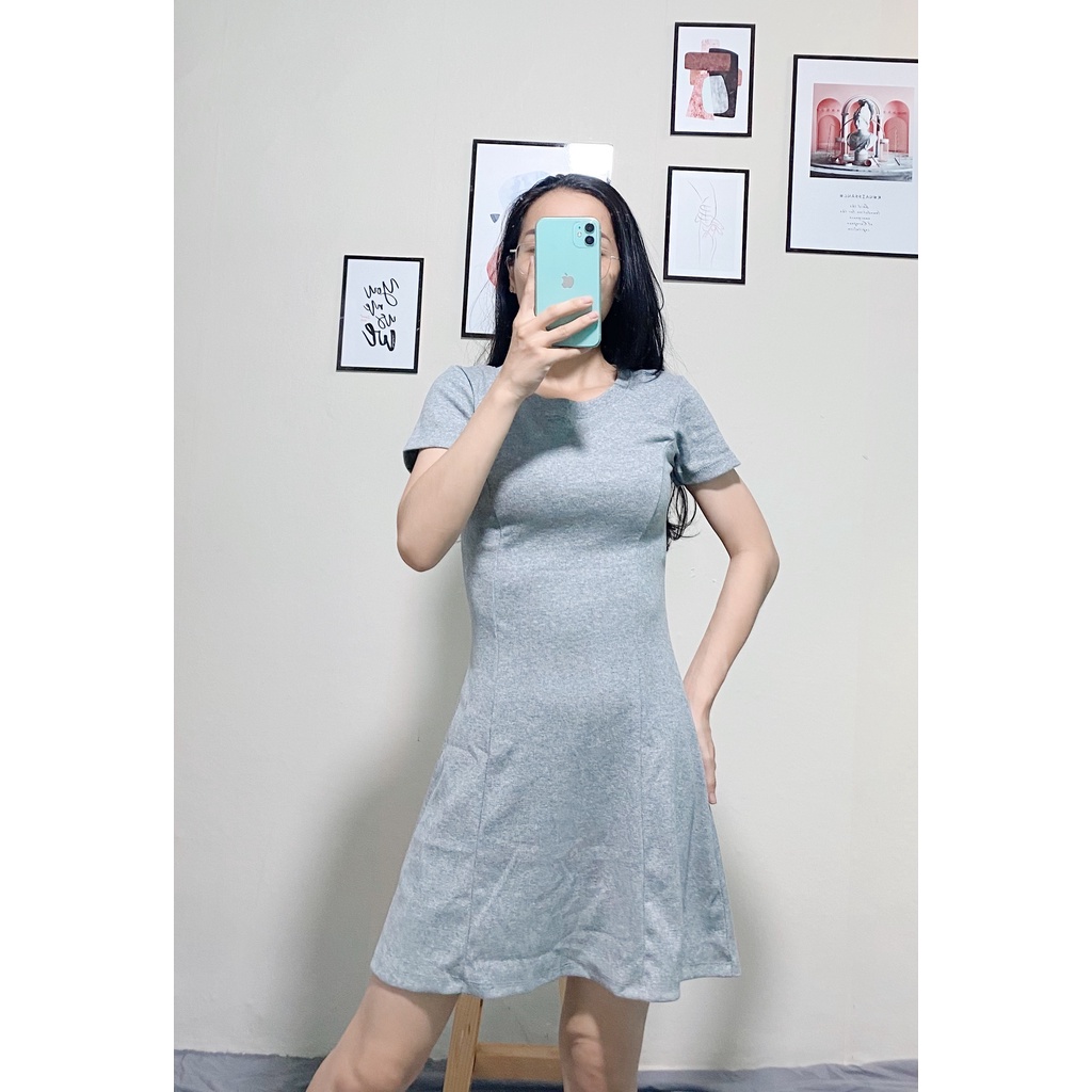 Đầm Tay Ngắn Chữ A Tôn Dáng Siêu Đẹp D002