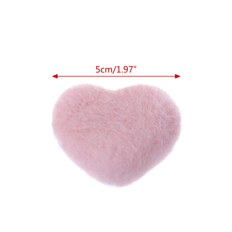 Trái Tim Bằng Len Nỉ 5cm Làm Đồ Chơi Chụp Ảnh Cho Bé