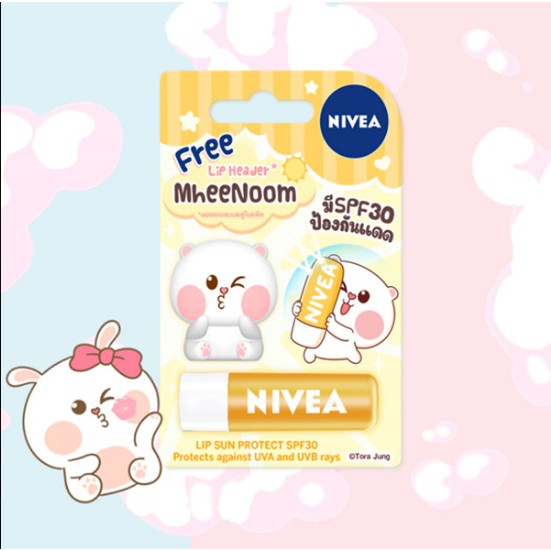 Son Dưỡng Môi Chống Nắng Nivea Lip Sun Protect SPF30 kèm ốp (Thái Lan)