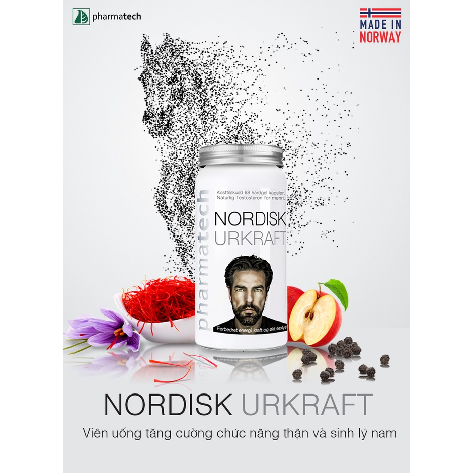 Viên uống hỗ trợ sức khỏe nam giới NORDISK URKRAFT 68 viên