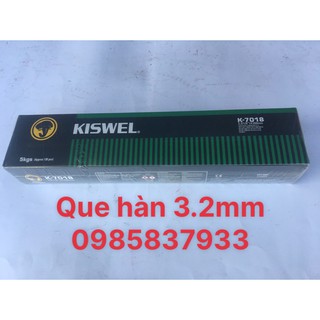 Que hàn 3.2 mm Kiswel chịu lực K-7018 chất lượng cao hàn đẹp mối hàn chắc chắn tại Máy NTT