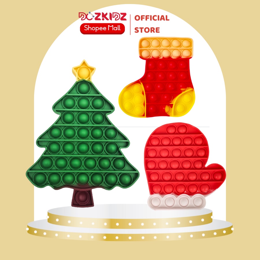 Đồ chơi trẻ em Pop it Noel Rèn Luyện Sự Tập Trung, Giảm Stress Cho Bé Yêu - Dozkidz