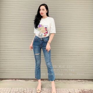 Freeship 99k TQ_Quần jean ống loe