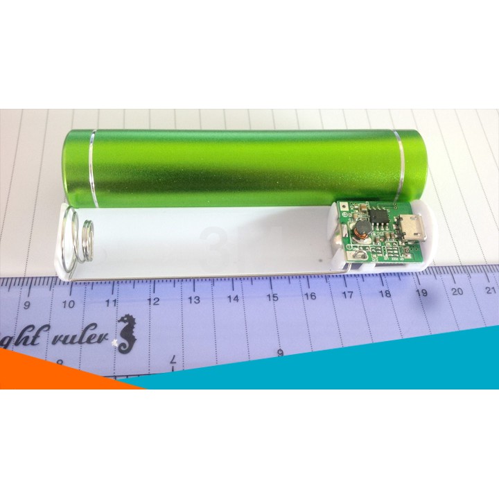 Box Sạc Dự Phòng 1 Cell 1A 18650 -Có Sẵn Lò Xo