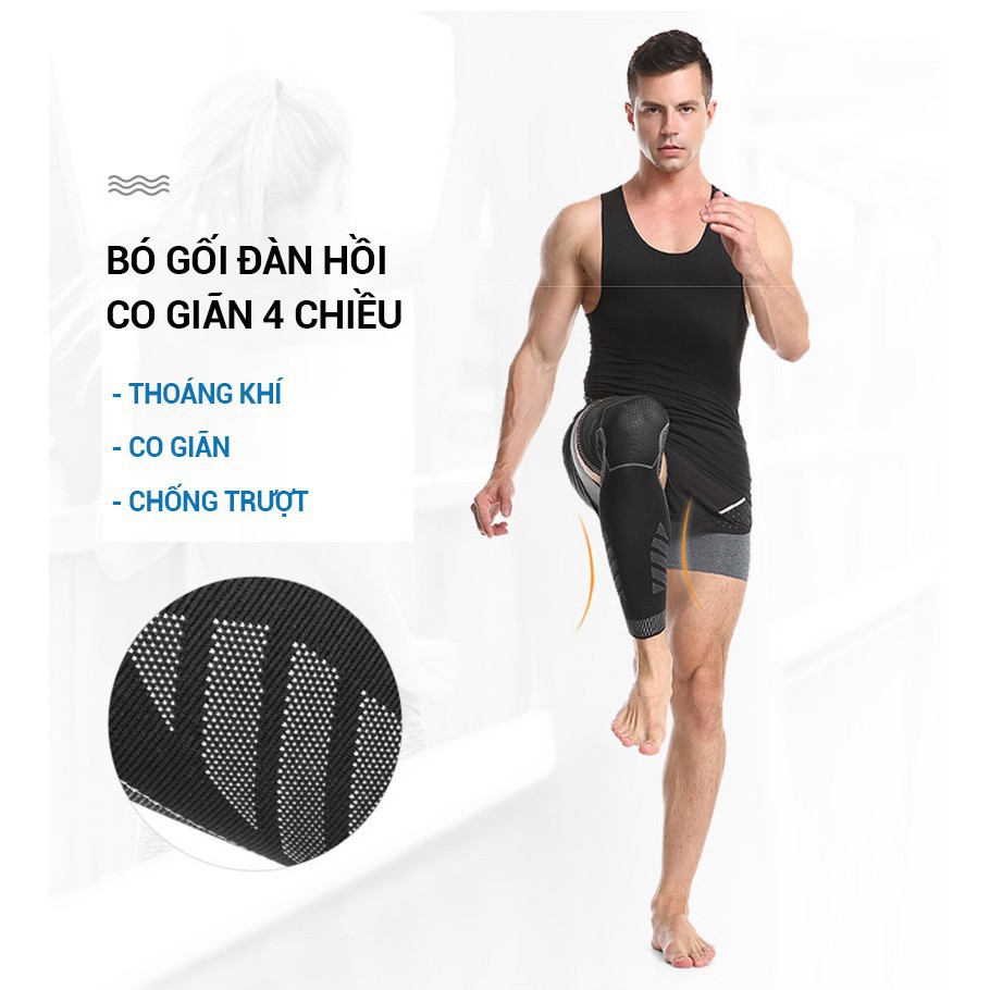 Đai bó ống chân chống nắng, giữ ấm, giảm chấn thương thể thao Aolikes AL7060 thanhcong1702