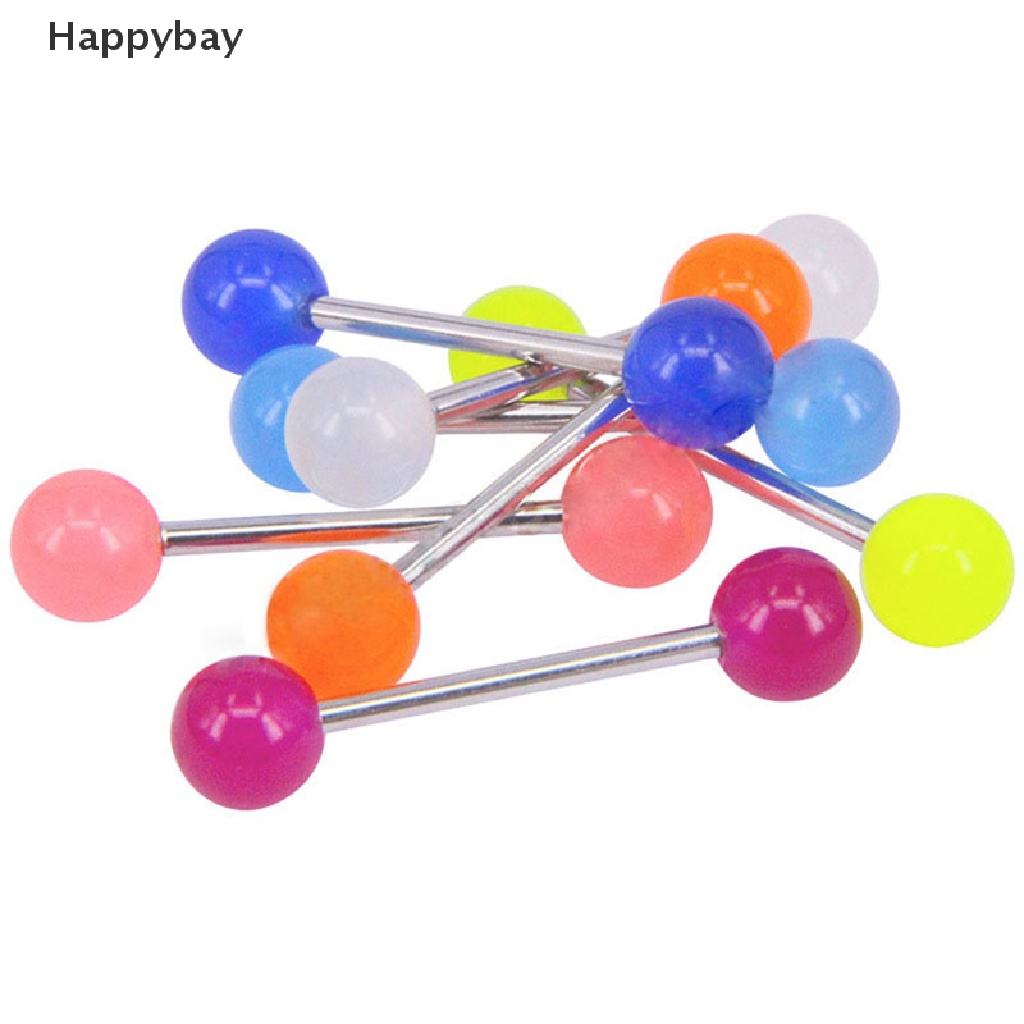 Set 10 khuyên lưỡi dạ quang độc đáo