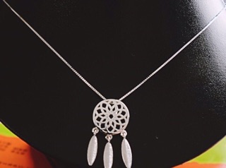 Dây chuyền dreamcatcher bạc chuẩn