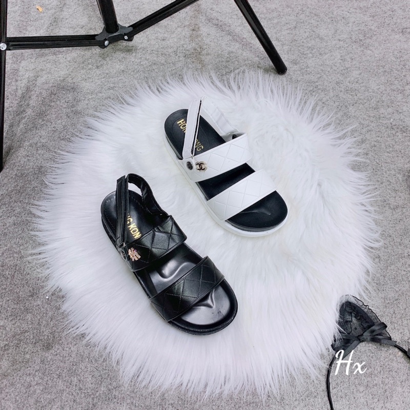 DÉP SANDAL HỌC SINH NÂNG ĐẾ 2 LỚP SIÊU NHẸ QUAI DÁN