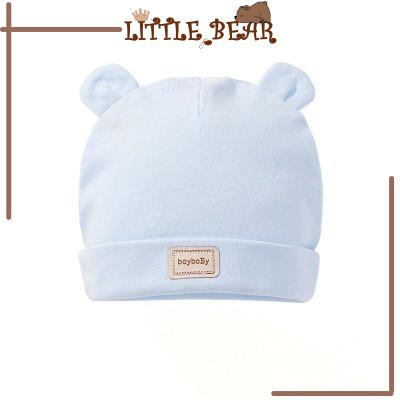 Set Mũ Kèm Yếm Sơ Sinh Chất Cotton Siêu Mềm - Little Bear