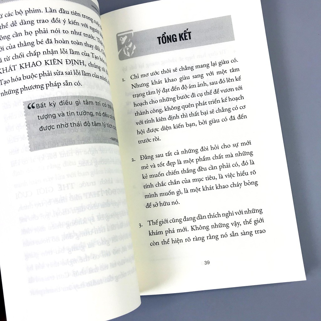 Sách -  Think & Grow Rich - 5 Nguyên Tắc Vàng Nghĩ Giàu Làm Giàu - Đánh Thức Khao Khát Làm Giàu Trong Bạn | BigBuy360 - bigbuy360.vn