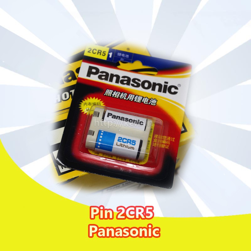 Pin 2CR5 Pana sonic cho máy ảnh film