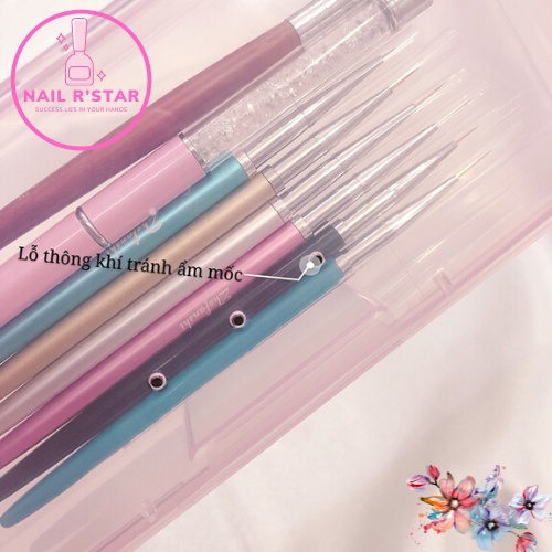 Hộp nhựa đựng dụng cụ làm nail chuyên dụng NAIL R’STAR