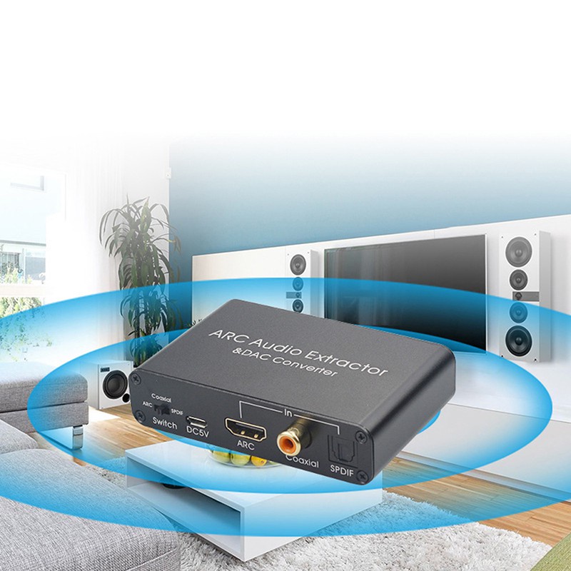 Bộ Chuyển Đổi Âm Thanh Hdmi Arc Dac 192khz 3.5mm