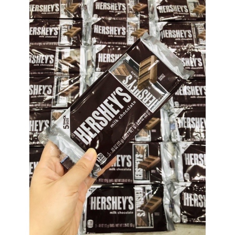 Kẹo Socola Hershey's Milk Chocolate with Almonds 5 Packs Mỹ