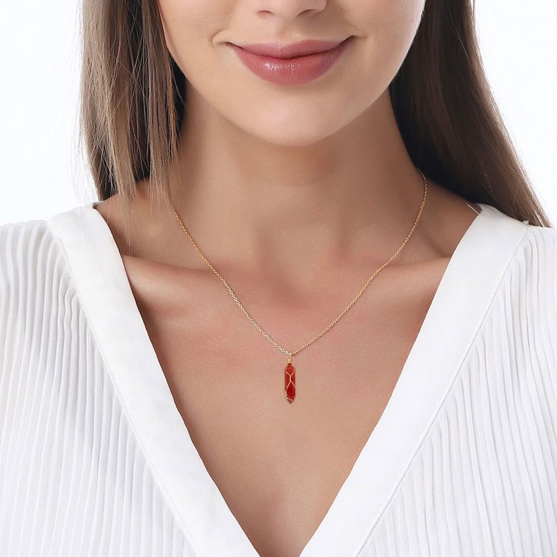 Vòng cổ Mặt Đá Tự Nhiên