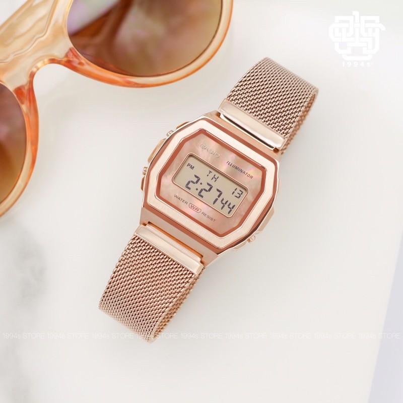 Đồng hồ Nam/Nữ Dây thép CASIO A1000MPG-9EF CHÍNH HÃNG 38mm