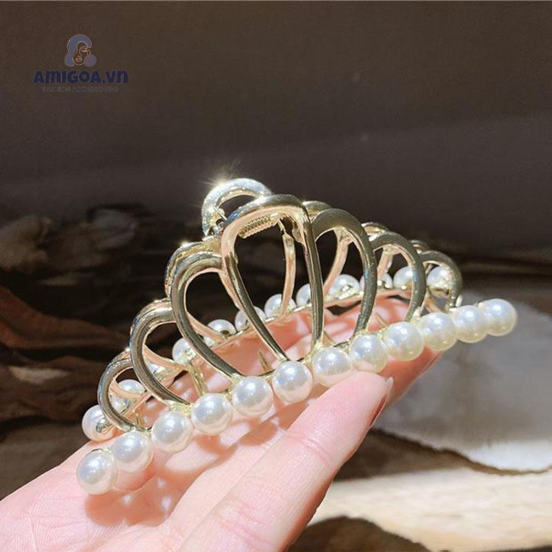 ✨✨Kẹp Tóc Hình Cá Mập Bằng Kim Loại Thanh Lịch Cho Nữ