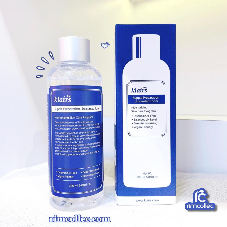Nước hoa hồng không mùi Klairs Supple Preparation Unscented