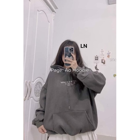 Áo hoodie 3 dòng chữ nhỏ DA6