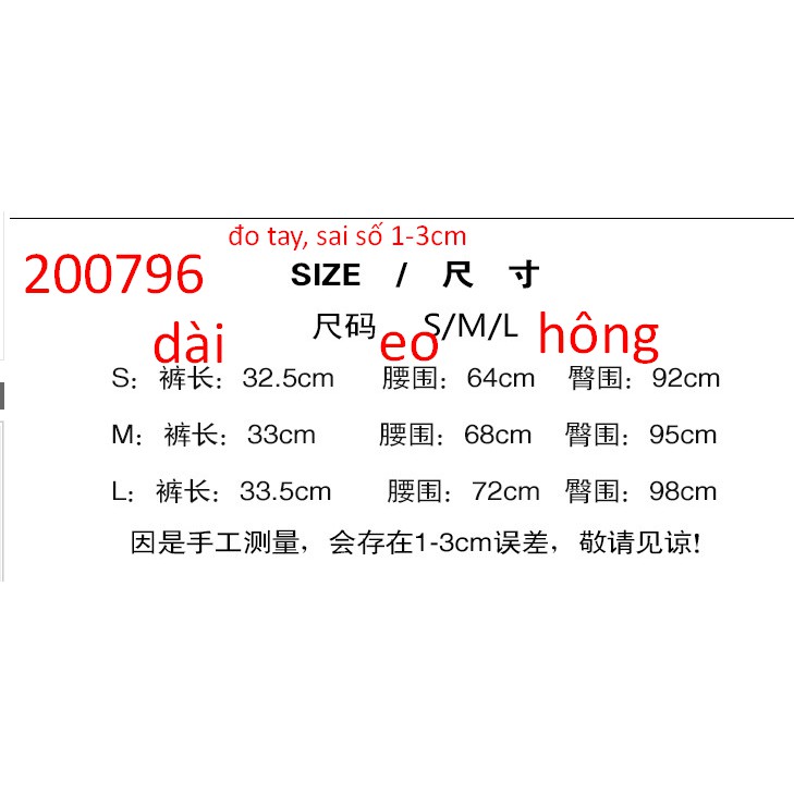 200796 SHORT BÒ NHÚM EO - XÁM TRO - SIZE S, M | BigBuy360 - bigbuy360.vn