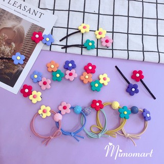 Kẹp tóc Dây buộc tóc hoa daisy xinh xắn
