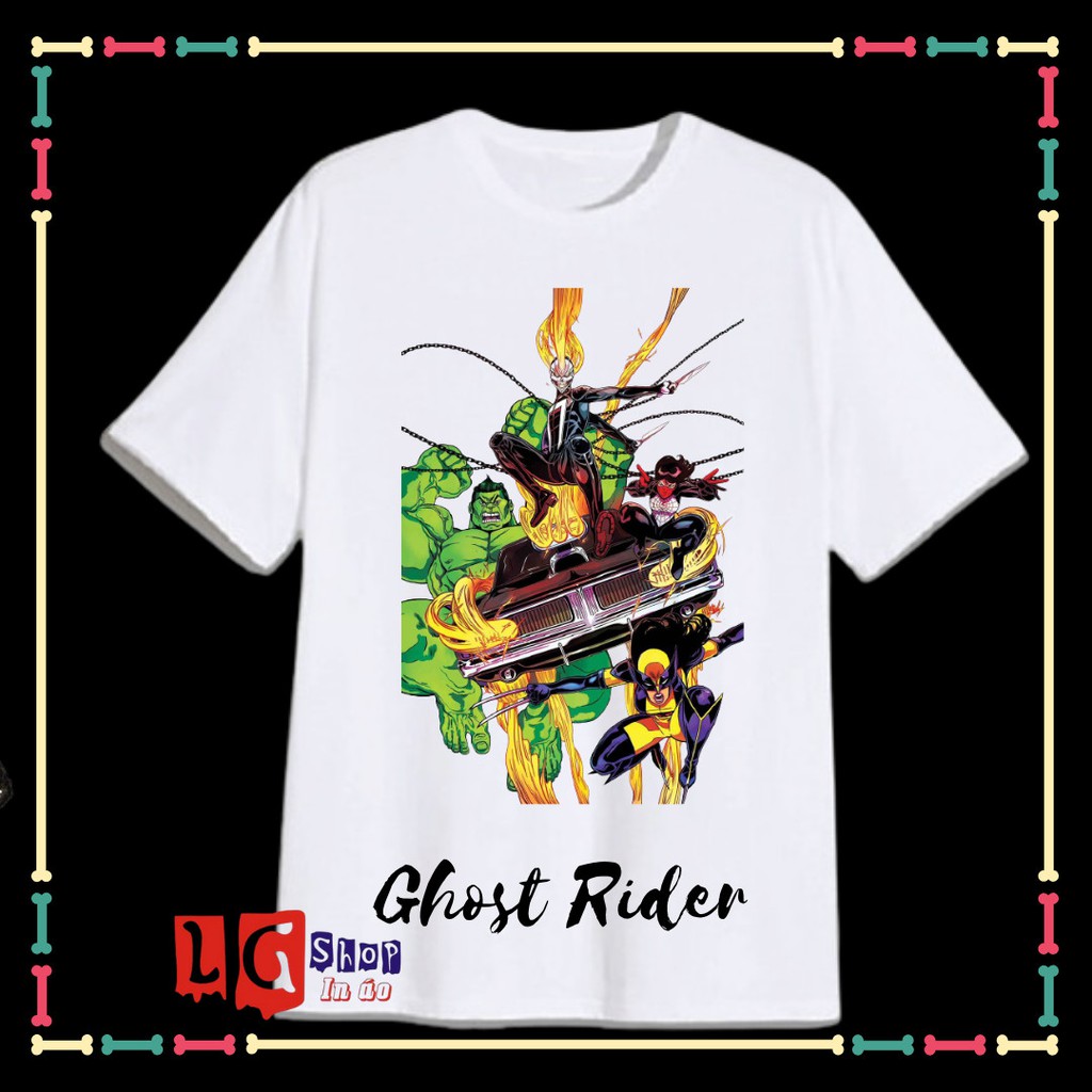 Áo Thun Bé Trai in hình Ma tốc độ ( Ghost Rider)