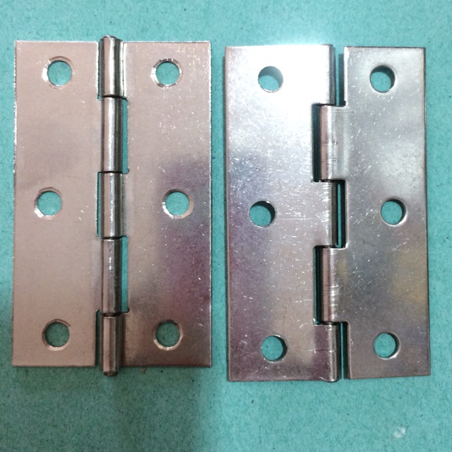 2 chiếc bản lề inox số 75