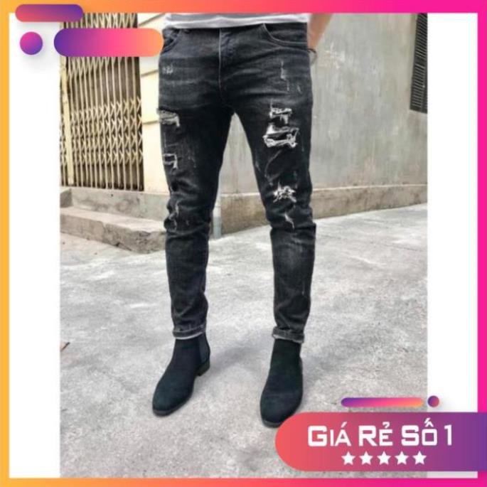 [Sale 3/3] giày chelsea boot cổ cao da bò lộn 4 Màu : Đen - Xám Nhạt - Vàng - Vàng Bò (2H - 56) Sale 11