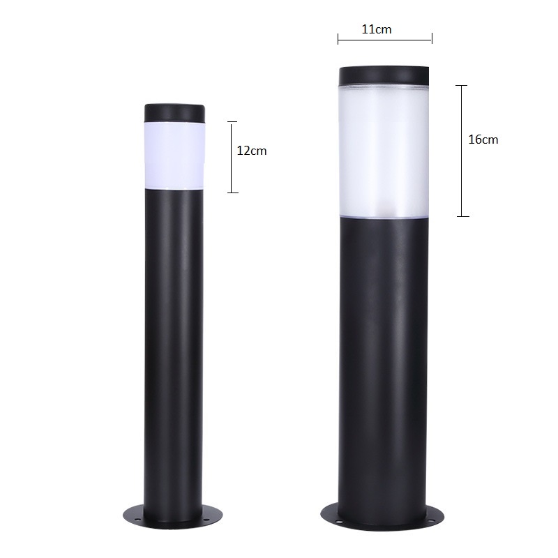 Đèn trụ sân vườn cổ trắng, ánh sáng lạnh đẹp, thân nhôm đúc. Hàng cao cấp bảo hành 2 năm