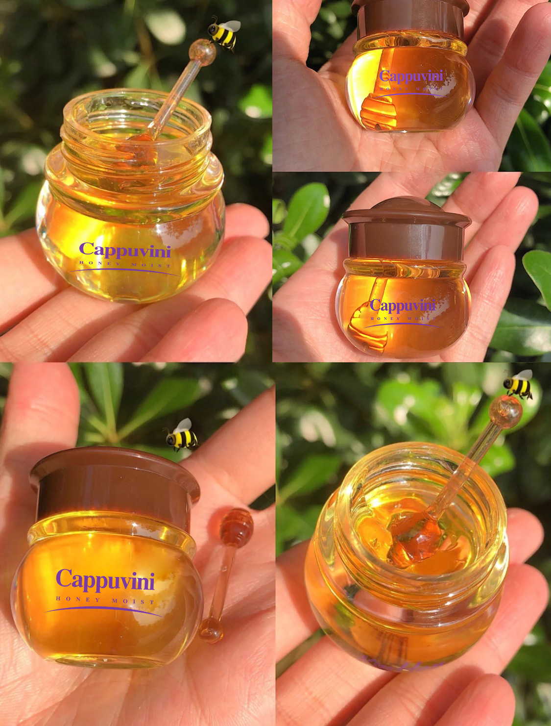 【 Cappuvini】Moisturizing and moisturizing lip balm care and fade wrinkled lips Exfoliating and anti-chapping lip care honey lip mask