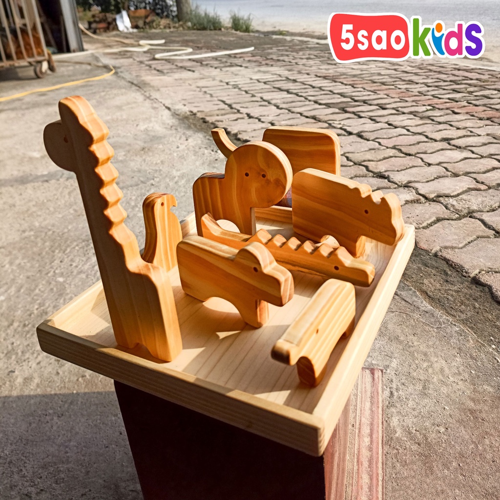 Bộ xếp hình con vật thông minh