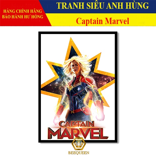 [MS1-25] Tranh Siêu Anh Hùng Captain Marvel - Đại úy Marvel