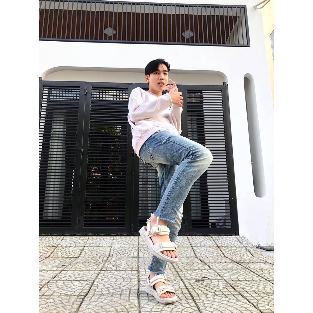 Giày Sandal Nam Nữ 2 quai ZX2714 Bubble D