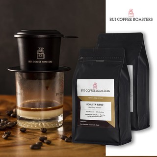 Cà Phê Robusta Blend 500gr Bột Hoặc Hạt Dùng Pha Phin Hoặc Pha Máy
