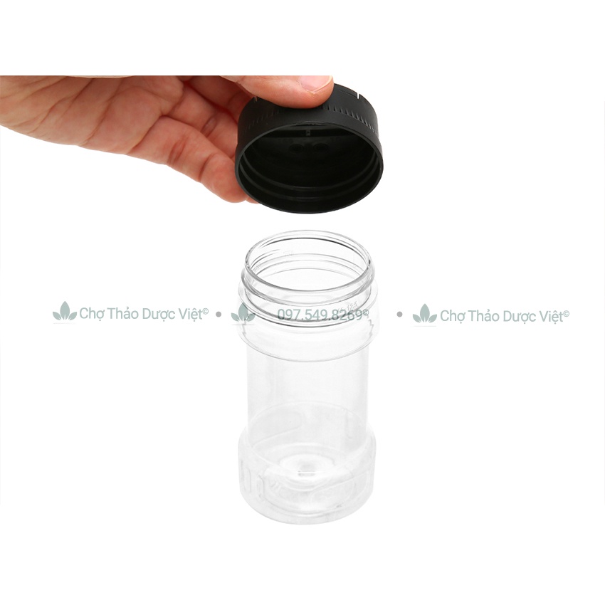 Hũ nhựa đựng gia vị ( Lọ nhựa cao cấp 120ml)- Chợ Thảo Dược Việt
