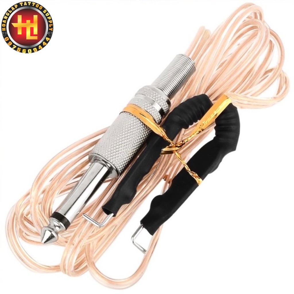 Dây Móc Máy Xăm Coil rắc cắm micrô và lò xo chắc chắn cho tất cả các nguồn điện và máy xăm.