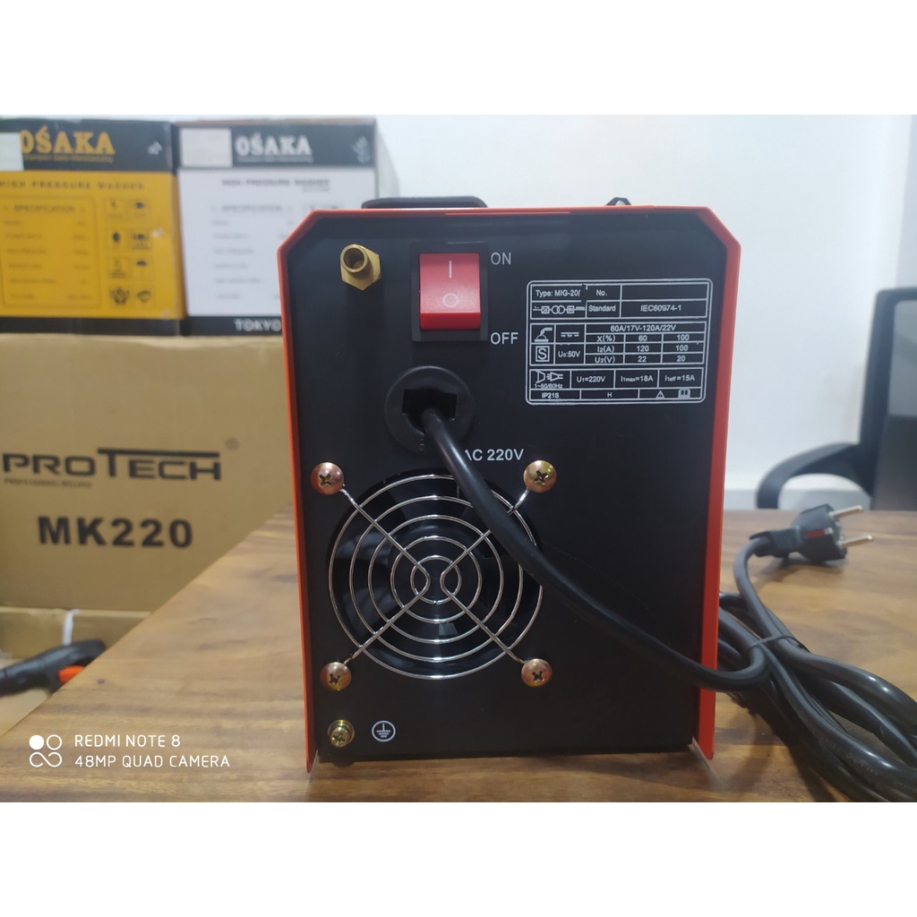 Máy Hàn Mig Không Dùng Khí 5 chức năng Protech MIG / MMA 201 MIG MINI -