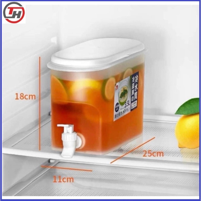 Bình Nước 3.5L Có Vòi Để Tủ Lạnh Tiện Lợi Cao Cấp