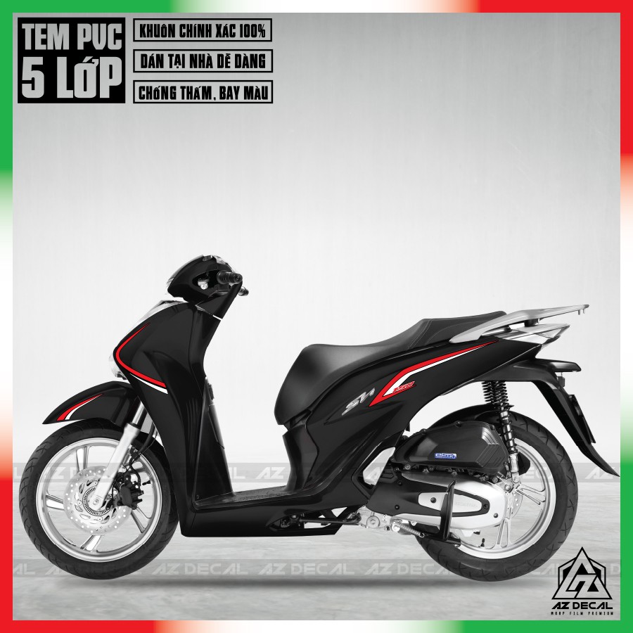 Tem Chỉ Xe SH Chữ 150i | SH17 | Tem Xe SH 2012 - 2022 Decal Cao Cấp Chống Bay Màu, Chống Thấm Nước, Dễ Dán