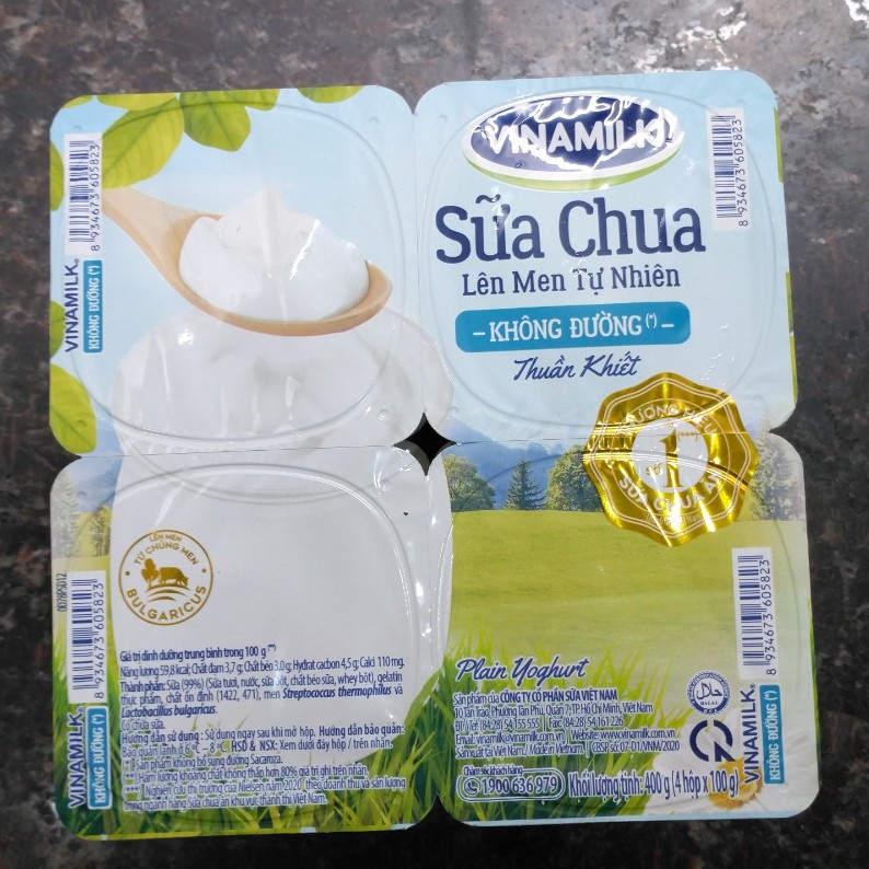 Sữa chua KHÔNG Đường VNM
