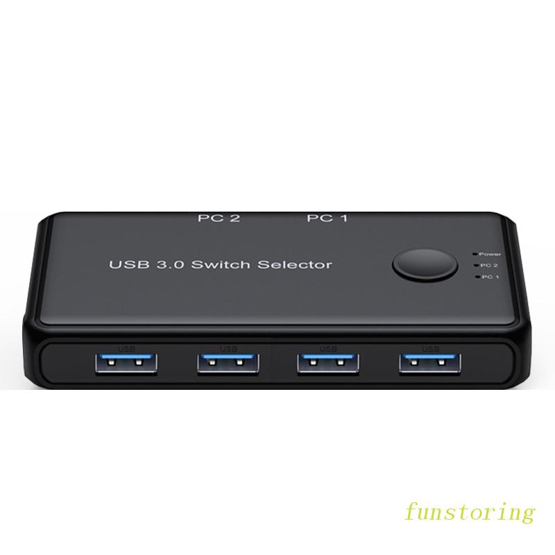 Bộ Chia 4 Cổng USB 3.0 5Gb KVM 5Gbps 2 Trong 4 Chất Lượng Cao