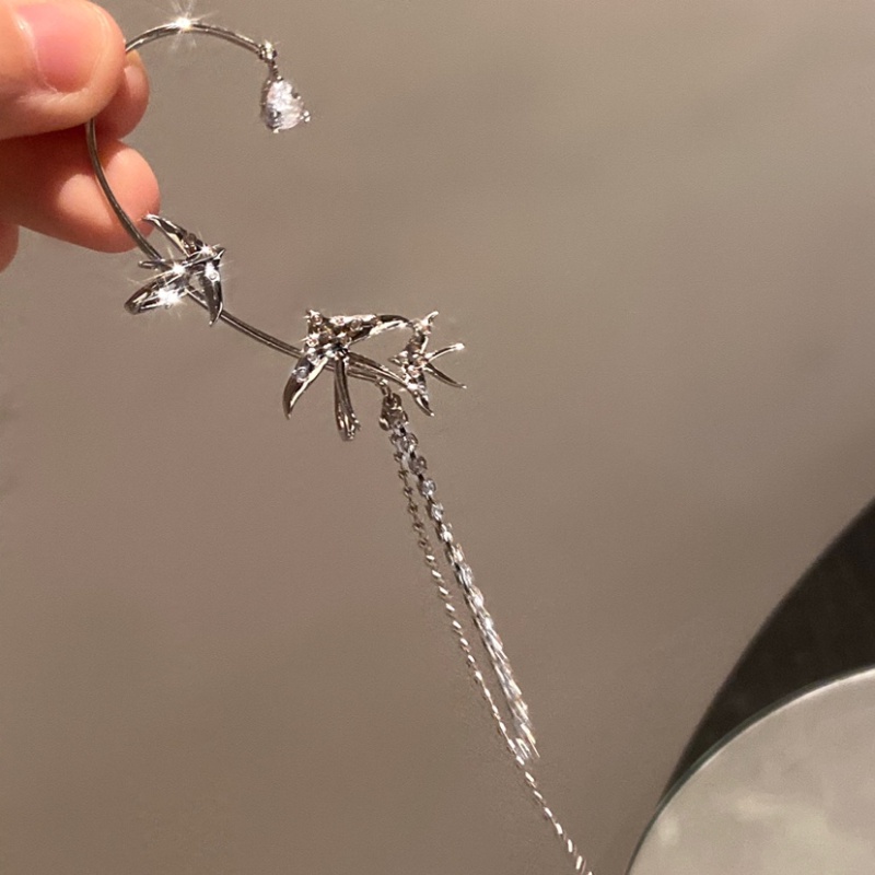 Bông Tai Hình Chim Đính Đá Lấp Lánh Thời Trang Hàn Quốc