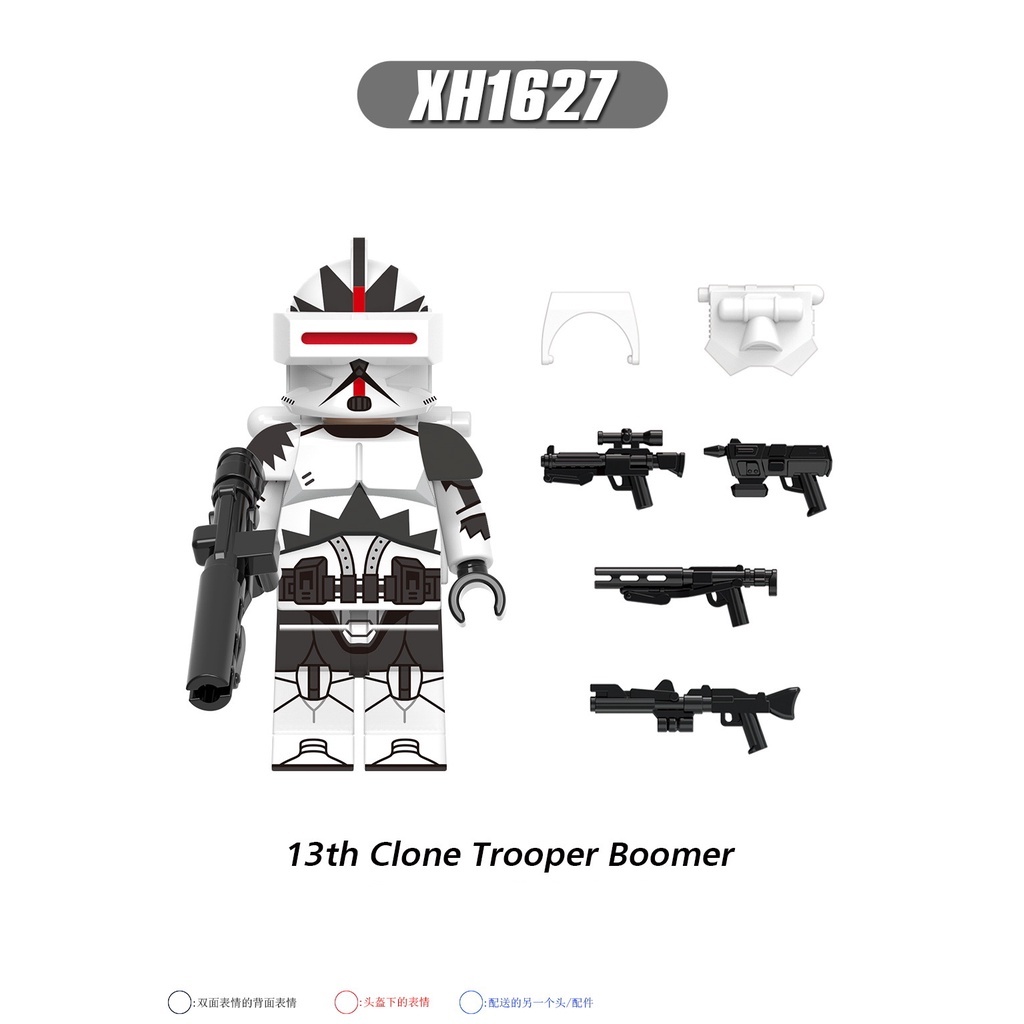 Clone Soldier Series Đồ chơi khối xây dựng dành cho trẻ em Minifigures nano toy