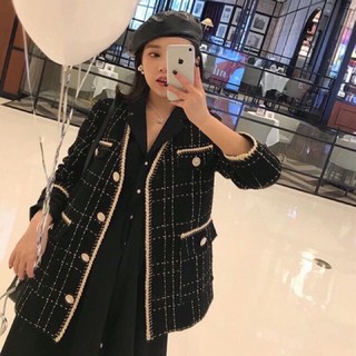 Áo khoác vải tweed