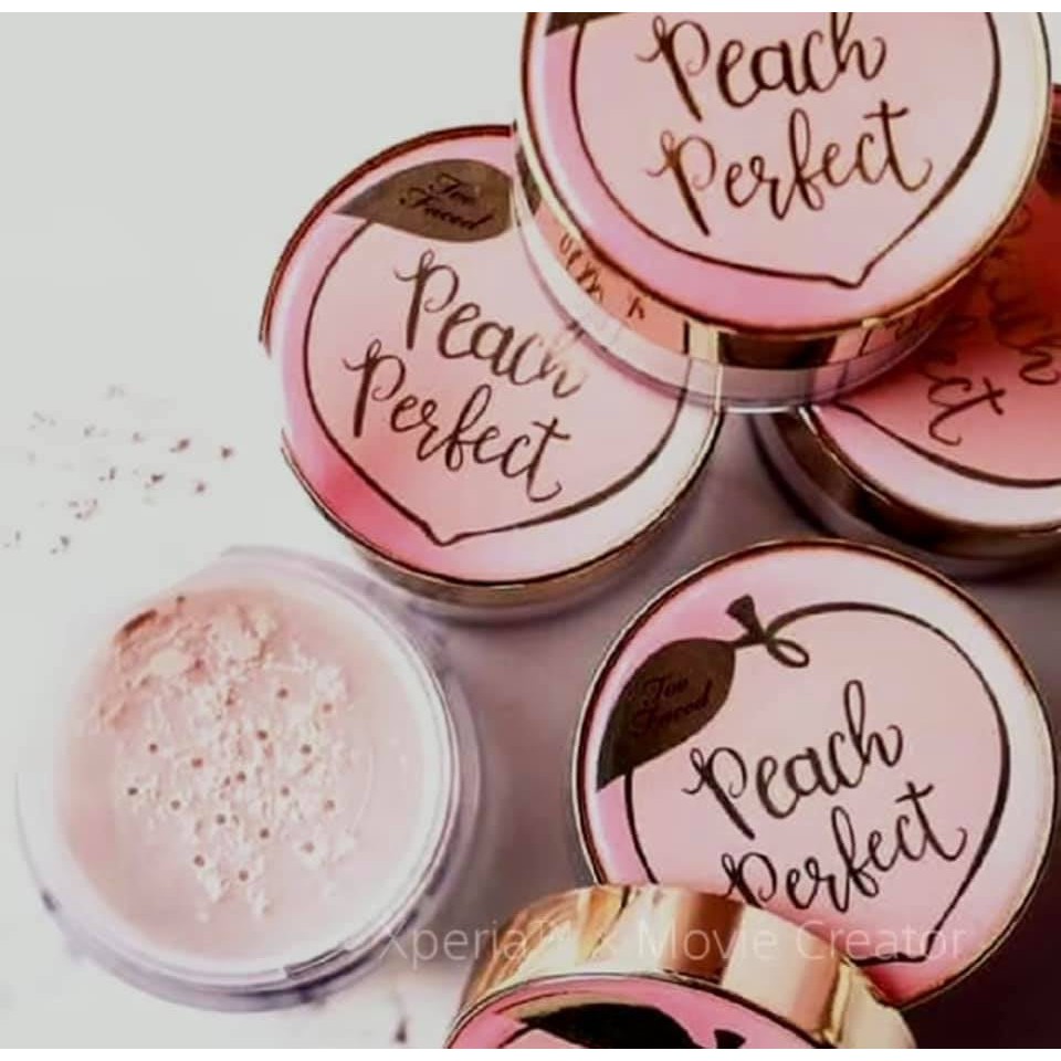 Phấn phủ bột Too Faced Peach Perfect Mattifying Loose