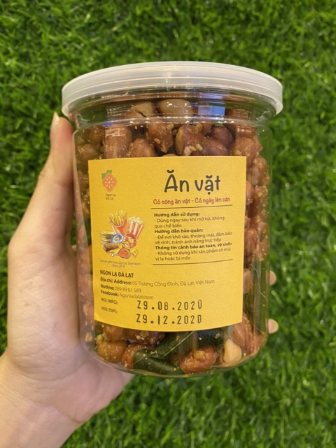 ĐẬU PHỘNG ỚT TỎI LÁ CHANH