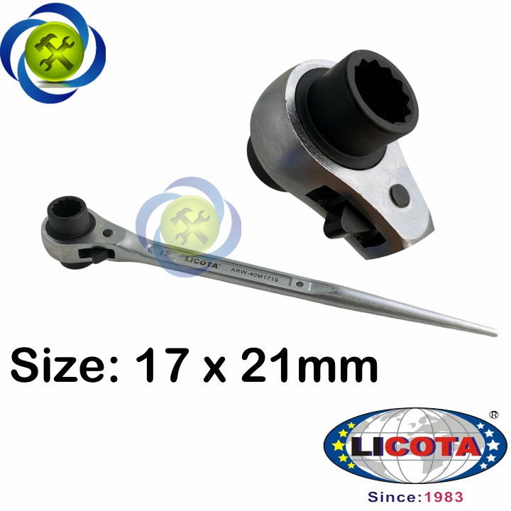 Cần siết đuôi chuột 17 x 21 LICOTA ARW-40M1721
