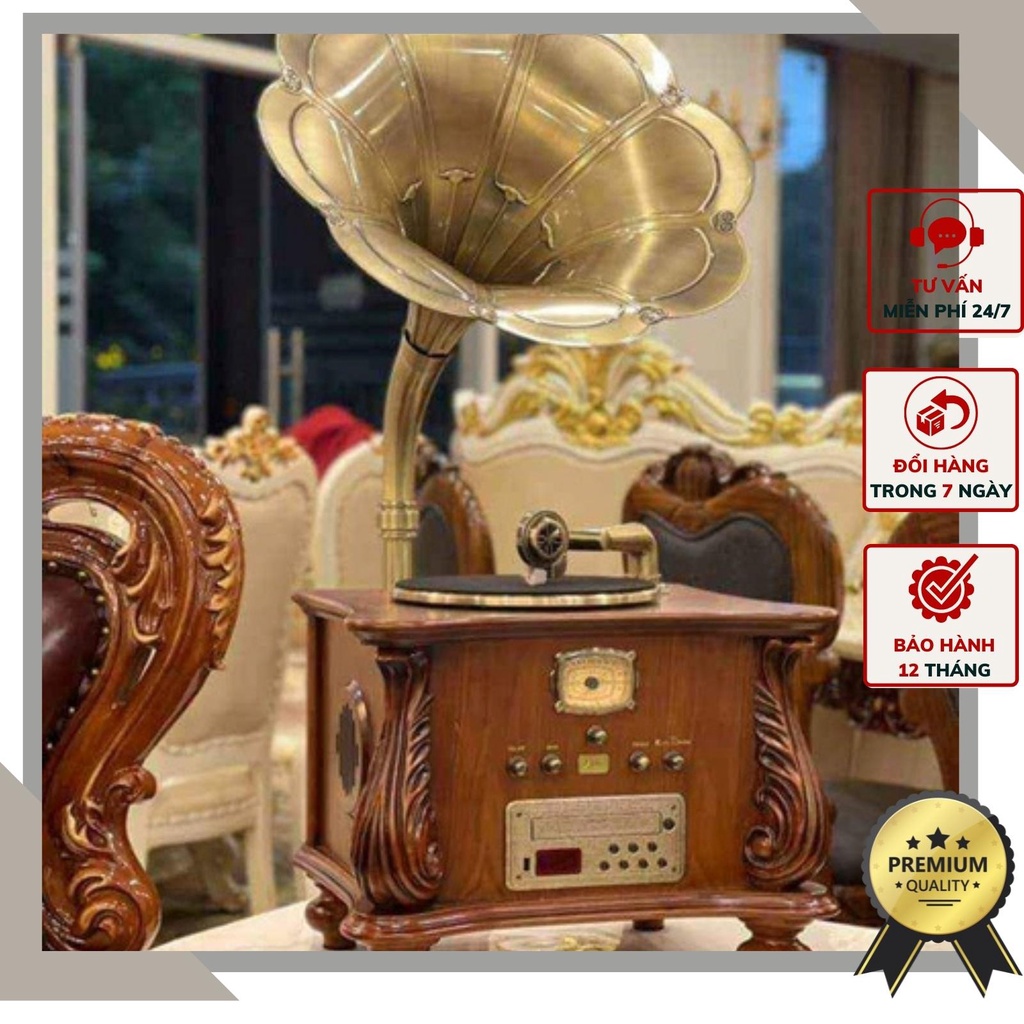 Máy phát nhạc TÂN CỔ ĐIỂN loa kèn đồng nhập khẩu cao cấp - MPN-D510 – Âm thanh ngọt ngào du dương.