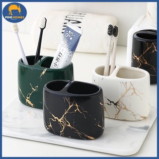 Ống cắm đồ trang điểm,ống cắm bàn chải, dụng cụ phòng tắm gốm sứ cao cấp