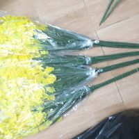 Hoa lan vũ nữ giả hoa lụa bó 10 cành